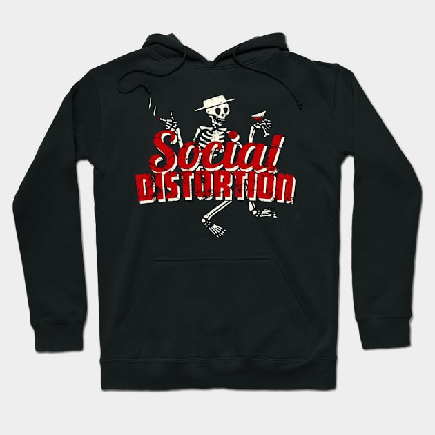 social distortion skelly Hoodie by AlexPeechow